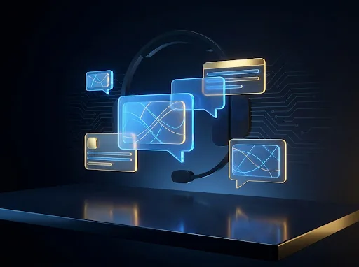 Glowing chat bubble inside a gold security shield representing secure Goexch9 WhatsApp support