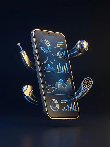 Browsing sports categories on mobile
